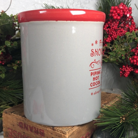 Frosty’s Snowflake Cafe Large Mug Holiday Winter Drink Mug Coffee Cocoa NWOT Cup - Picture 3 of 13